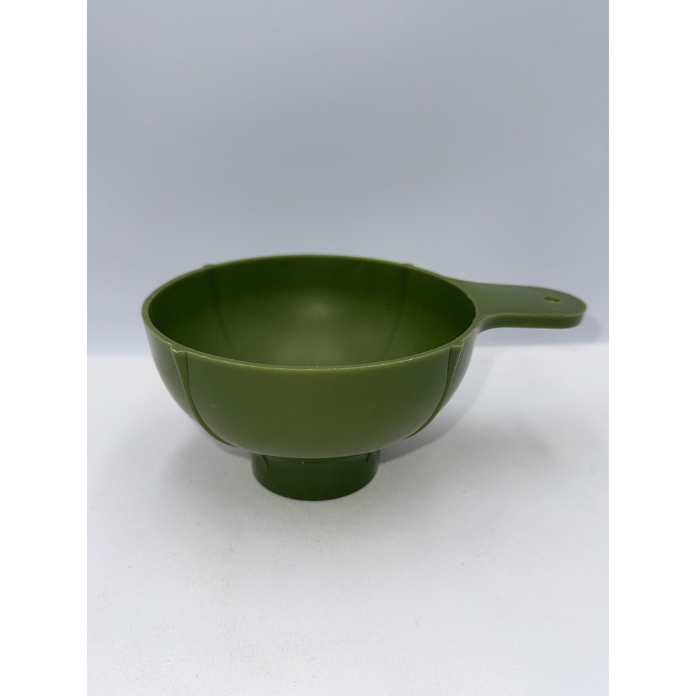 Foley Canning Funnel Olive Green Vintage Plastic Wide Mouth